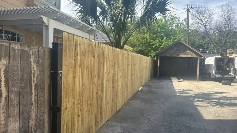 Fence Repair Project in San Antonio