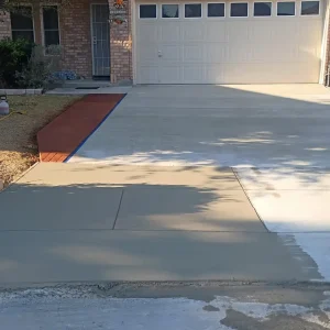 Stamped Concrete Driveway Installation in San Antonio